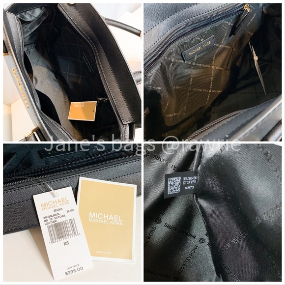 New MK Selma Medium Satchel & Matching Wallet Set - Picture 5 of 8